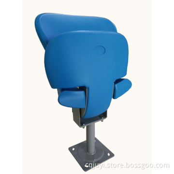 BLM-4817 UV stadium chair UV plastic chairs fabric vip seating blow molded plastic seating beatiful stadium chair